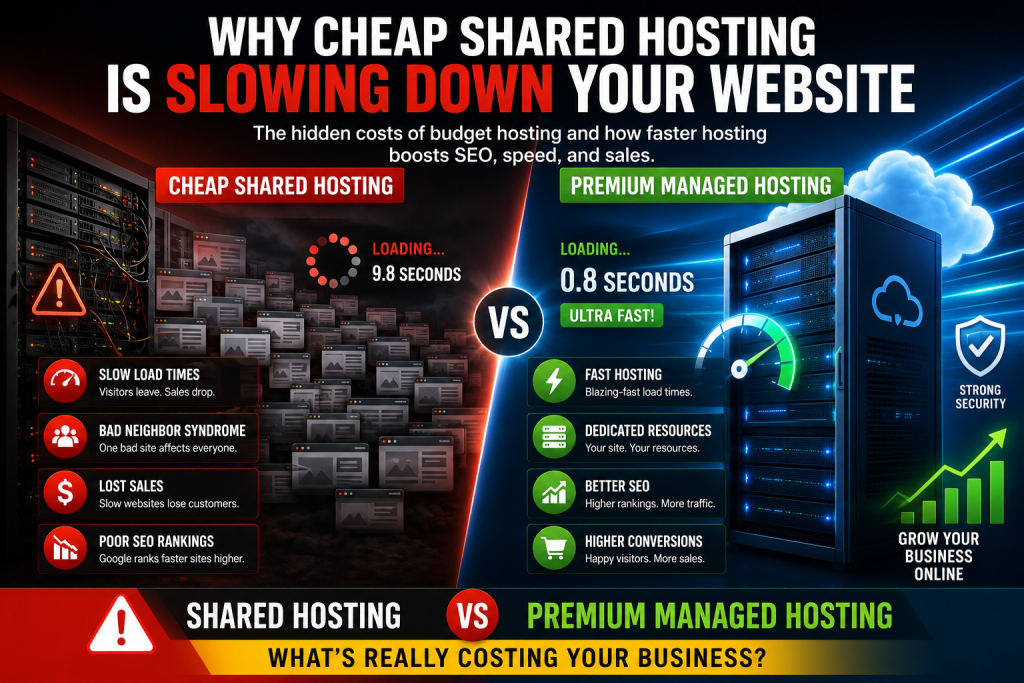 Why Is Cheap Shared Hosting Making My Business Website Load So Slowly?